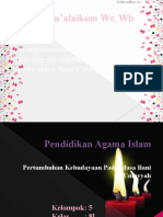 PERTUMBUHAN BUDAYA BANI UMAYYAH