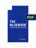 Short Bluebook 20th Edition