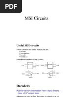 Lecture 9 - MSI Circuits