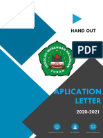 Hand Out - Appplication Letter