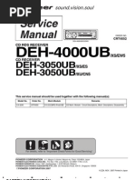 Service DEH-4000UB, 3050UB