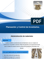 Planeacion Y Control de Inventarios