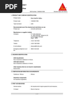 Sika Colorflo Yellow: Safety Data Sheet