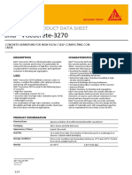 Sika® Viscocrete-3270: Provisional Product Data Sheet