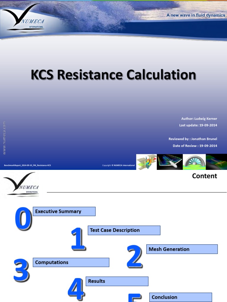 KCS Resistance Calculation: Click To Edit Master Title Style | PDF ...