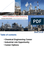 Chemical Engineering Career Opportunities