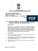 Civil Aviation Requirement Section 8 - Aircraft Operations Series 'F', Part Viii Issue I, 22 December 2016 Effective: 29 OCTOBER 2018