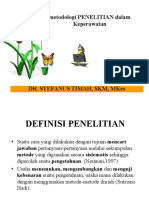 Konsep Dasar Penelitian Keperawatan