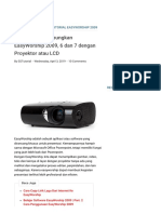 Tutorial Menghubungkan EasyWorship 2009, 6 Dan 7 Dengan Proyektor Atau LCD - EGTutorial