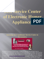 Best Service Center of Electronic Homer Appliances