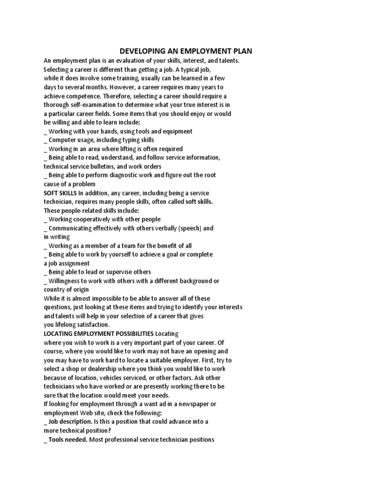 developing-an-employment-plan-pdf-competence-human-resources