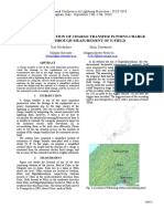 Simplified Estimation of Charge Transfer in Point-Charge Model Through Measurement of E-Field