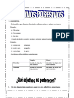 Adjetivos Posesivos