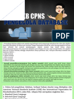 Contoh Soal CPNS Pengelola Database