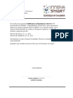 Constancia de Trabajo Innova Samrt