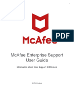 Mcafee Enterprise Support User Guide: Information About Your Support Entitlement