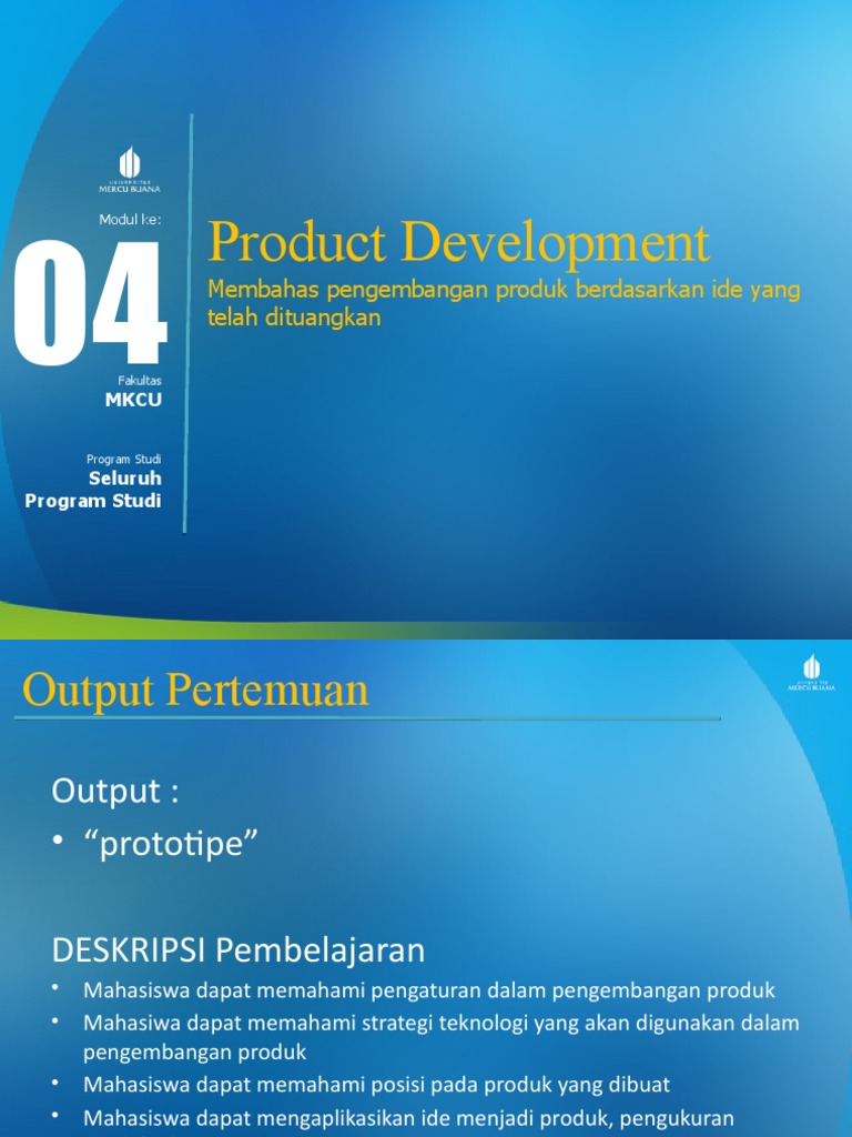 Mengembangkan Ide Menjadi Produk Pdf
