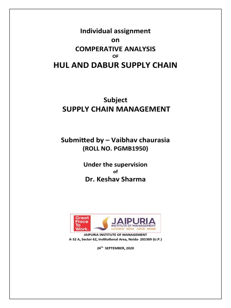 Pgmb1950 Scm Pdf Retail Supply Chain