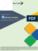 Valuation Report-Renata Limited