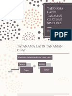 TATANAMA LATIN TANAMAN OBAT DAN SIMPLISIA-BDR