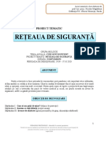 Proiect Tematic - Reteaua de Siguranta - Grupa Mijlocie