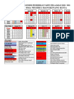 Kalender Akademik SMAN 2 BKN 2020-2021