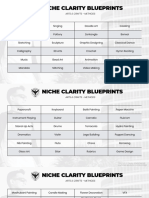 Niche Clarity Blueprints: Arts & Crafts - Methods