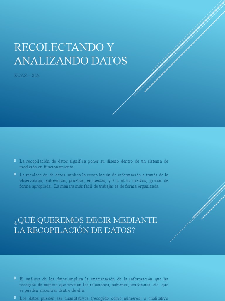 02d - Recolectando y Análizando Datos | PDF | Estadísticas | Science