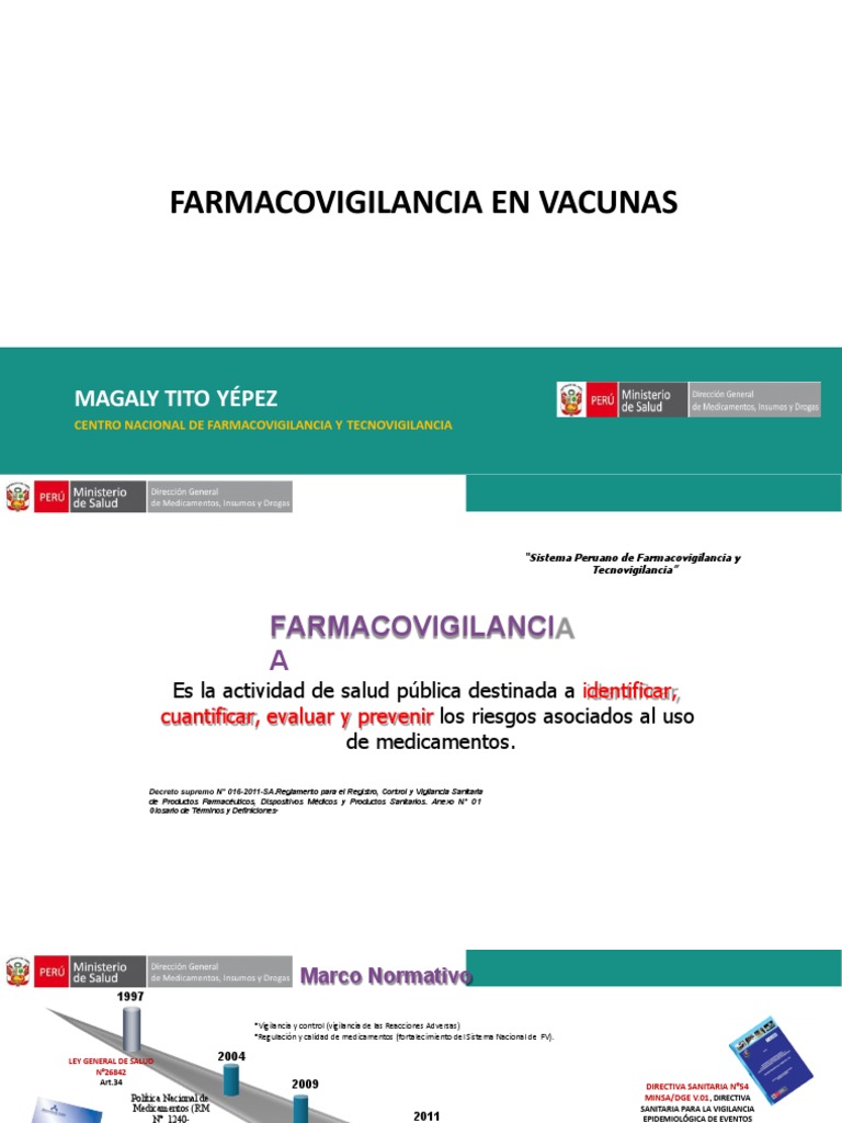 Vigilancia de ESAVI en Vacunas | PDF | Vacunas | Farmacovigilancia