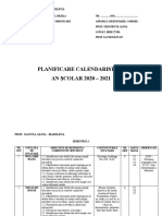 Planificare Calendaristica Limba Engleza, Clasa A IV-a, Booklet