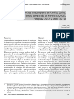 Soler, Lorena y Prego, Florencia, Derechas y neogolpismos en América Latina. Una lectura comparada de Honduras (2009), Paraguay (2012) y Brasil (2016), en