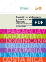 Inversion en Adolesc y Juventud