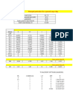 Principal Particulars For A General Cargo Ship: Waterlines (Half Breadths)