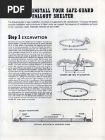 Safe-Guard Fallout Shelter Installation Guide (1961)
