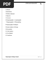 P 1160 Steganography - ProjectReport