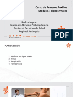 Modulo 2 de Signos Vitales Centro de Servicion de Salud Sena