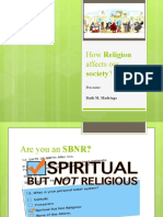 PPT How Religion Affects Society (Madriaga, Ruth M.)