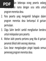 Lee Keat Dan Beberapa Orang Peserta Sedang Mendaftarkan Nama Dengan Urus Setia Untuk Program Merentas Desa