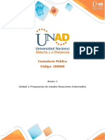 Contaduría: Estados financieros intermedios NIC 1, 7, 8 y 34