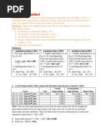 Straight Line Method: Example 1