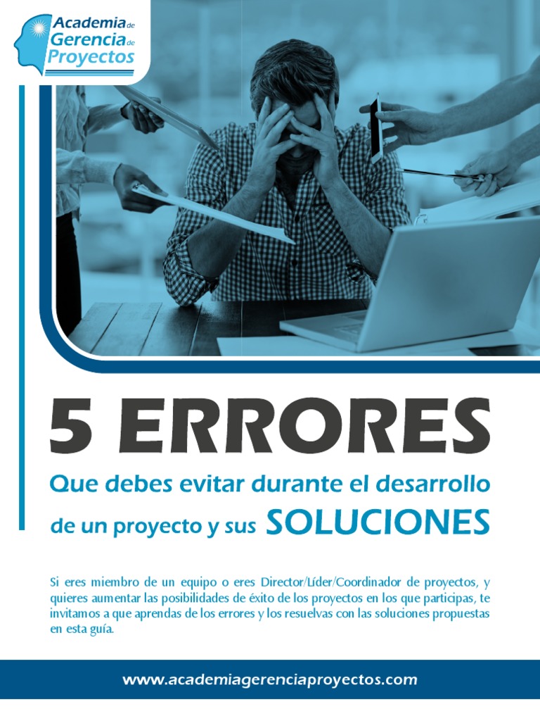 LM 5 Errores y Soluciones en Proyectos | PDF | Gestión de proyectos ...
