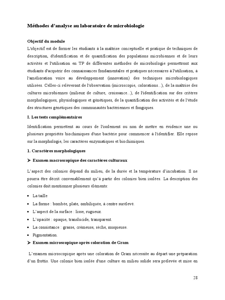 TP Microbiologie | PDF | Microbiologie | Prokaryota