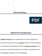 Génie-Génétique Intro PDF