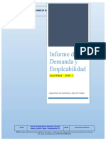 Modelo de Informe de Demanda y Empleabilidad - 2020