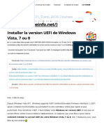 Installer La Version UEFI de Windows Vista, 7 Ou 8 - Le Crabe Info