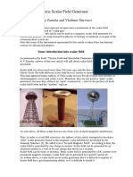 Magnetic Scalar Field Generator: by Vitaliy Zamsha and Vladimir Shevtsov