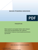 Bahan Pewarna Makanan