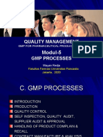 GMP Processes
