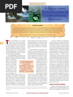 Água como tema gerador de mapa conceitual