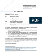 OVPAA Memorandum No. 2020-110 Re TELCO Advisories - 092820-2 PDF